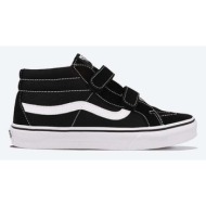  πάνινα παπούτσια vans sk8-mid reissue χρώμα: μαύρο