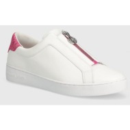  δερμάτινα αθλητικά παπούτσια michael michael kors keaton χρώμα: άσπρο, 43s4ktfp1l