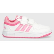  παιδικά αθλητικά παπούτσια adidas originals hoops 3.0 cf c χρώμα: ροζ