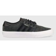  σουέτ sneakers adidas originals χρώμα: μαύρο