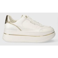  δερμάτινα αθλητικά παπούτσια michael michael kors hayes χρώμα: άσπρο, 43r4hyfs2l