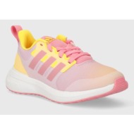  παιδικά αθλητικά παπούτσια adidas fortarun 2.0 k χρώμα: ροζ