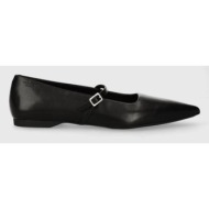  δερμάτινες μπαλαρίνες vagabond shoemakers hermine χρώμα: μαύρο, 5533.001.20