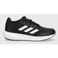  παιδικά αθλητικά παπούτσια adidas runfalcon 3.0 k χρώμα: μαύρο
