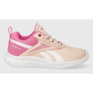  παιδικά αθλητικά παπούτσια reebok classic rush runner χρώμα: ροζ
