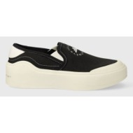  πάνινα παπούτσια adidas by stella mccartney asmc court slip on asmc court slip on χρώμα: μαύρο il343