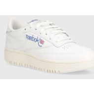  δερμάτινα αθλητικά παπούτσια reebok classic club c χρώμα: άσπρο, 100074478