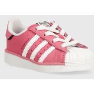  παιδικά αθλητικά παπούτσια adidas originals superstar χρώμα: ροζ