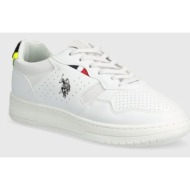  παιδικά αθλητικά παπούτσια u.s. polo assn. denny004 χρώμα: άσπρο