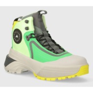  παπούτσια adidas by stella mccartney asmc x terrex χρώμα: πράσινο, if6070