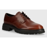  δερμάτινα κλειστά παπούτσια vagabond shoemakers johnny 2.0 χρώμα: καφέ, 5479-201-49