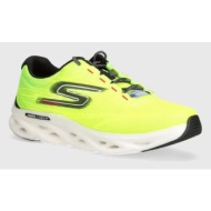  παπούτσια για τρέξιμο skechers go run swirl tech speed χρώμα: πράσινο
