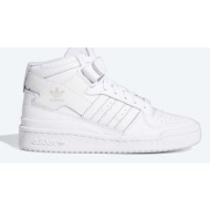 δερμάτινα αθλητικά παπούτσια adidas originals forum mid j χρώμα άσπρο