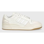  δερμάτινα αθλητικά παπούτσια adidas originals forum low χρώμα άσπρο id6858