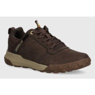  nubuck sneakers caterpillar hex cush lo χρώμα: καφέ, p726016