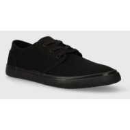  πάνινα παπούτσια toms carlo χρώμα: μαύρο, 10012282