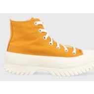  πάνινα παπούτσια converse chuck taylor all star lugged 2.0 χρώμα: κίτρινο, a06022c