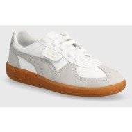  δερμάτινα αθλητικά παπούτσια puma palermo χρώμα: άσπρο, 396464