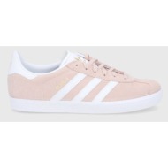  σουέτ παπούτσια adidas originals gazelle χρώμα: ροζ