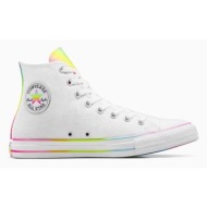  αθλητικά παπούτσια converse chuck taylor all star hi pride χρώμα λευκό a10216c