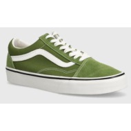  πάνινα παπούτσια vans old skool χρώμα: πράσινο, vn000ct8cib1