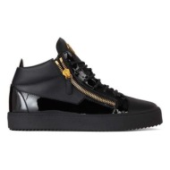  δερμάτινα αθλητικά παπούτσια giuseppe zanotti may london χρώμα: μαύρο, ru00011.003