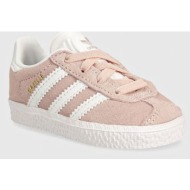  παιδικά αθλητικά παπούτσια adidas originals gazelle cf el χρώμα: ροζ, ih0336