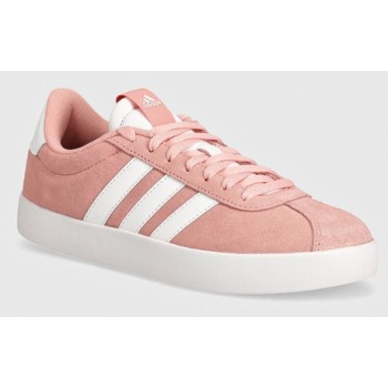 αθλητικά adidas vl court χρώμα ροζ