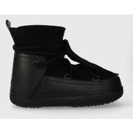  δερμάτινες μπότες χιονιού inuikii classic χρώμα: μαύρο, 55101-001