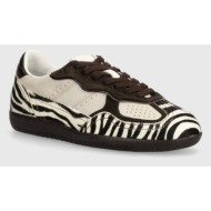  σουέτ αθλητικά παπούτσια alohas tb.490 χρώμα: μπεζ, s100711-01