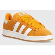  δερμάτινα αθλητικά παπούτσια adidas originals campus 00s χρώμα: πορτοκαλί, id1436