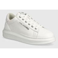  δερμάτινα αθλητικά παπούτσια karl lagerfeld kapri mens χρώμα: άσπρο, kl52575n