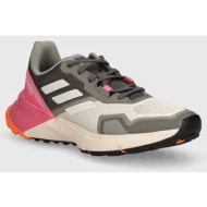  παπούτσια adidas terrex soulstride χρώμα: γκρι, ig8920