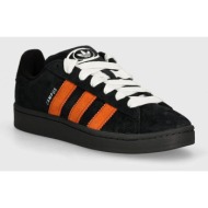  σουέτ αθλητικά παπούτσια adidas originals campus 00s χρώμα: μαύρο, ih8071