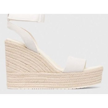 σανδάλια σουέτ calvin klein jeans wedge