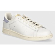  δερμάτινα αθλητικά παπούτσια adidas originals stan smith χρώμα: άσπρο, ig1340