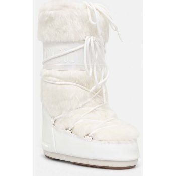 μπότες χιονιού moon boot mb icon faux