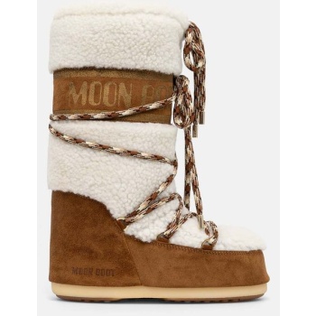 μπότες χιονιού σουέτ moon boot mb icon