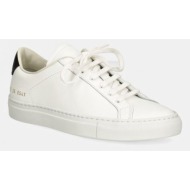  δερμάτινα αθλητικά παπούτσια common projects retro classic χρώμα: άσπρο, 6165