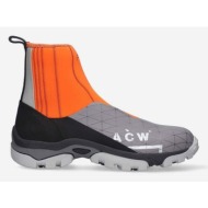  παπούτσια a-cold-wall* dirt boots χρώμα: γκρι f3acwuf052 bright orange