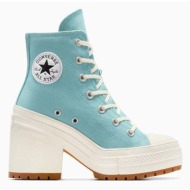  πάνινα παπούτσια converse chuck 70 de luxe heel platform χρώμα: τιρκουάζ, a08279c