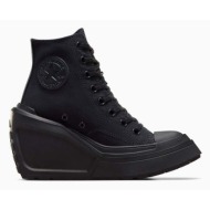  πάνινα παπούτσια converse chuck 70 de luxe wedge χρώμα: μαύρο, a08094c