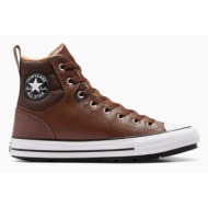  πάνινα παπούτσια converse chuck taylor all star berkshire boot χρώμα: καφέ, a08562c