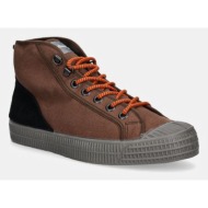  πάνινα παπούτσια novesta star dribble hiker χρώμα: καφέ, n352029-40y40y230