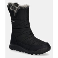  μπότες χιονιού columbia minx slip χρώμα: μαύρο, 2079191