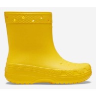  ουέλλινγκτον crocs classic rain boot χρώμα: κίτρινο