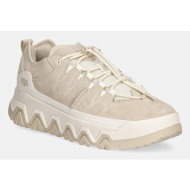  σουέτ αθλητικά παπούτσια ugg captrail low χρώμα: μπεζ, 1158252-lhb