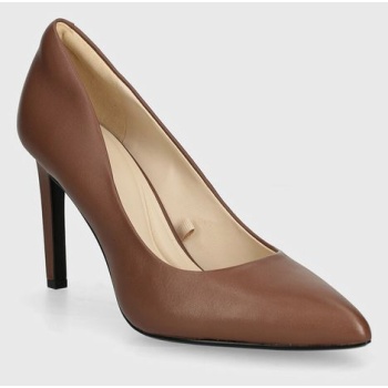 δερμάτινες γόβες calvin klein heel pump