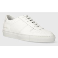  δερμάτινα αθλητικά παπούτσια common projects bball low in leather χρώμα: άσπρο, 2155