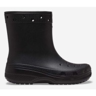  γαλότσες crocs classic rain boot χρώμα: μαύρο